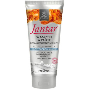 Jantar Szampon w Paście Włosy Suche Łamliwe 200 ml