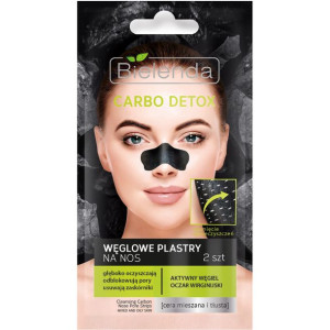 BIELENDA CARBO DETOX Węglowe Plastry na Nos 2 szt