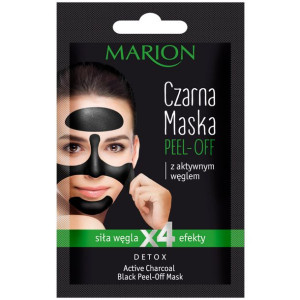 Maska Czarna Peel-Off Węgiel Cera Tłusta Trądzik