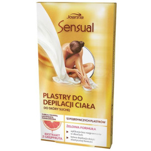 Plastry do Depilacji Ciała Grejpfrut Skóra Sucha