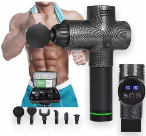 Pistolet Masażu Masażer Wibracyjny 30 Biegów 120w