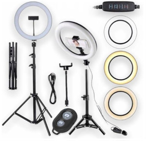 Lampa Pierścieniowa LED 80W Pilot BT Do Zdjęć Film