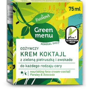 Green Menu Odżywczy Krem Pietruszka Awokado 75ml