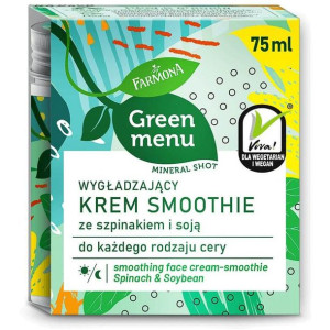 Green Menu Wygładzający Krem Szpinak Soja 75ml