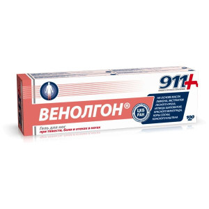 911 Żel do Nóg VENOLGON Zmęczenie Ociężałość 100ml