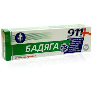 911 BADIAGA Żel Siniaki Rumianek Mniszek 100 ml