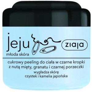 Jeju Cukrowy Peeling Czarne Kropki Wygładza Skórę