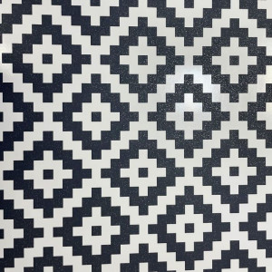 Tapety Tapeta Geometryczna Czarno-biała Winyl