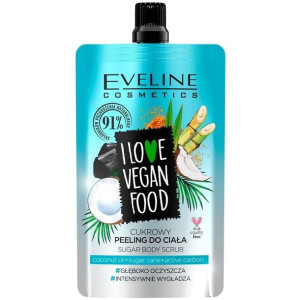 I Love Vegan Food Kokosowy Peeling Cukrowy Ciało