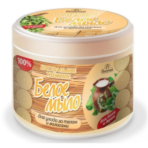 Białe Mydło do Pielęgnacji Ciała i Włosów 450g