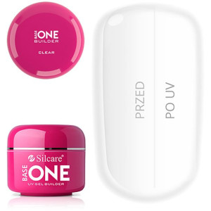 Base One Clear Bezbarwny Żel Budujący Paznokci 30g