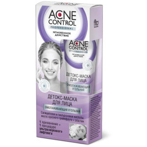 Acne Control Detoks Czarna Maska do Twarzy 45ml