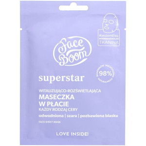 Superstar Rozświetlająca Maseczka w Płacie