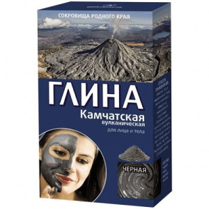 Czarna Wulkaniczna Glinka Kamczacka 100g Naturalna