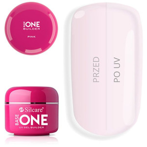 Base One Żel UV Pink Wytrzymały Elastyczny Różowy