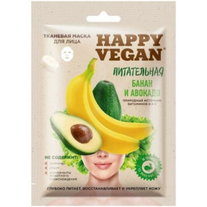 Maska Tkaninowa Odżywcza Banan Awokado 25 ml