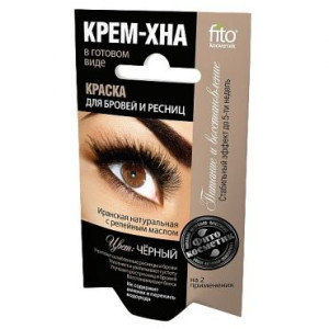 Henna w Kremie do Brwi i Rzęs Czarna 4ml - 2x2ml