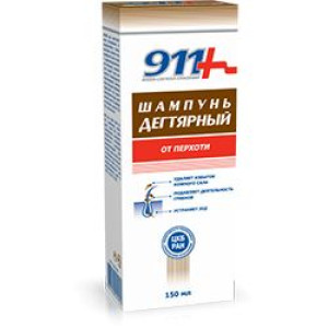 911 Dziegciowy Szampon Przeciwłupieżowy 150 ml