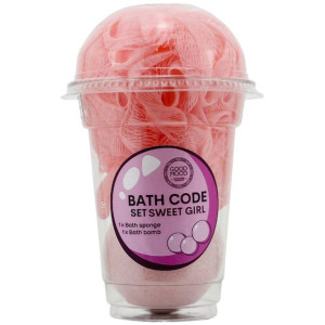 Zestaw do Kąpieli Sweet Girl Gąbka + Kula 120 g
