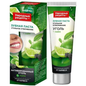 Pasta do Zębów Wybielająca Węgiel Limonka 75 ml
