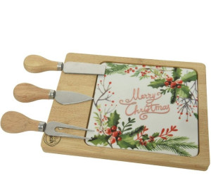 Deska do serów ze sztućcami FORMAGGIO