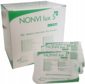 Kompresy Gazy Z Włókniny Jałowy 5x5cm 30g 75szt