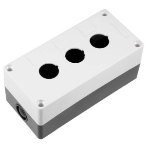 Kaseta sterownicza obudowa biała 3x otwór 22mm