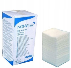 Kompresy Gazy Z Włókniny Niejałowe 40g 5cmx5cm