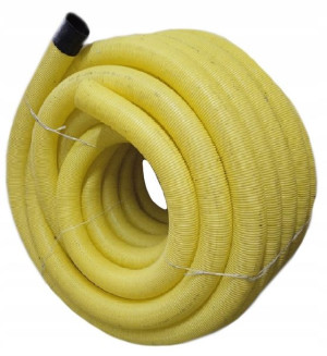 Rura falista drenarska PVC fi 100 bez otworów -50m