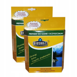 Biosanit Bakterie Do Oczyszczalni Promocja 2x500g