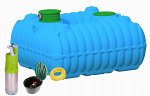 Zbiornik na deszczówkę BOLT 5000 Multi zestaw FLAT