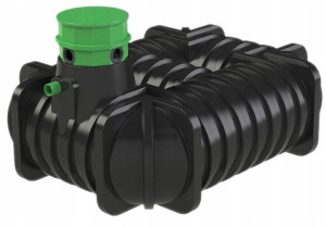 Zbiornik Flat 3000 L Na Deszczówkę, Niski Aqt