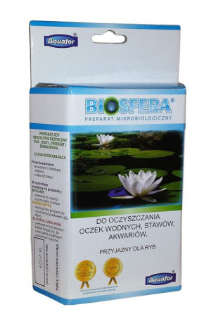 Biosfera, preparat, oczko wodne, akwarium, staw