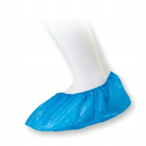 Ochraniacze na buty foliowe, niebieskie 100szt.