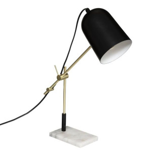 Lampa stołowa z marmurem Sulte