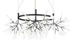 Lampa wisząca FLORA 80 czarna