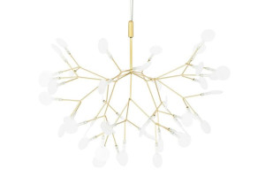 Lampa wisząca FLORA 72 złota