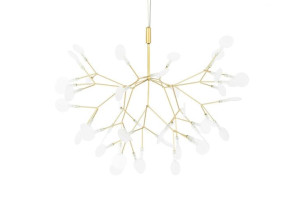 Lampa wisząca FLORA 50 złota
