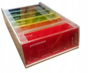 Pojemnik Pudełko Kasetka Na Leki Anabox 7 Dni 5