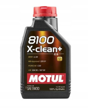 Olej Motul 5w/30 8100 X-clean+ 1l Vw