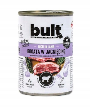 Mokra Karma dla psa BULT Bogata w Jagnięcinę 400g