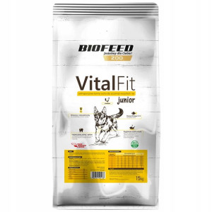 Karma VitalFit dla szczeniąt drób 15 kg BIOFEED