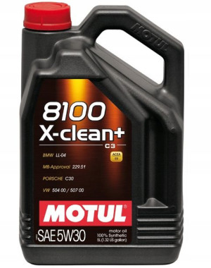 Olej Motul 5w/30 8100 X-clean+ 5l Vw