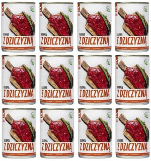 Karma TUF TUF 65% Mięsa z Dziczyzną 12 x 400g