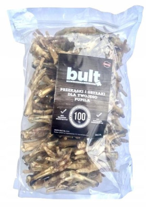 Naturalny Gryzak dla psa Kurze łapki BULT 1 kg