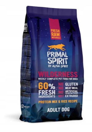 Primal Spirit 60% Mięsa Beagle Border Collie 12 kg