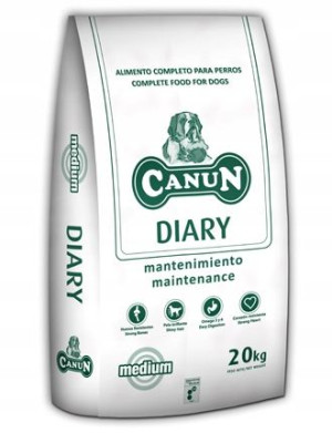 CANUN DIARY dla psów dorosłych i starszych 20 kg