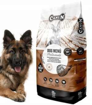 CANUN DOG MENU z Wołowiną 30% Mięsa 20 kg