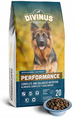 Karma dla psa DIVINUS PERFORMANCE psy dorosłe 20kg
