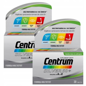 Centrum Silver 50+ Tabletki dla Seniora 30 szt. x2
